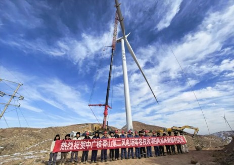 焕新升级！中车株洲所香山风电场“以大代小”技改项目顺利完成吊装