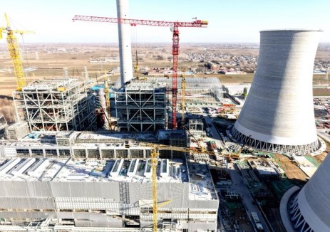 河北蠡县热电联产项目1号主厂房顺利封顶