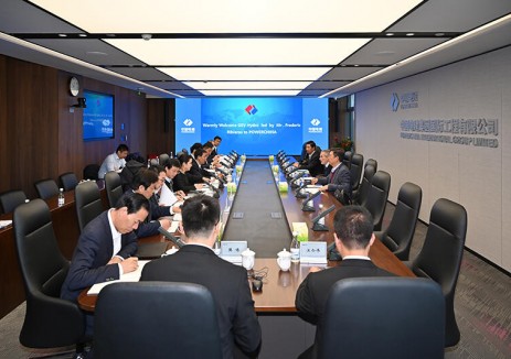 电建国际公司唐玉华会见GE VERNOVA水电总裁弗雷德里克·瑞比拉斯
