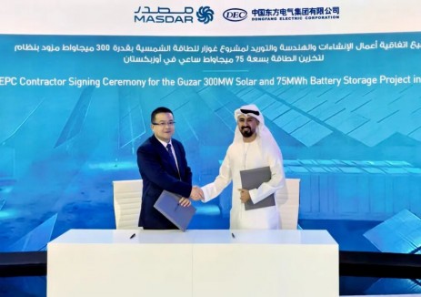 东方电气签约乌兹别克斯坦最大山地光储一体化项目