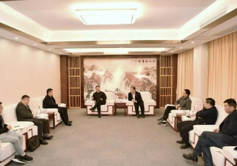 徐清与中电集团南部区总经理张军会谈