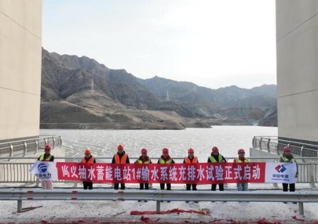 河北尚义抽水蓄能电站1号输水系统充排水试验正式启动