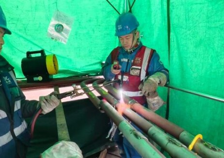 河北蠡县热电项目冬季锅炉焊口突破两万道大关