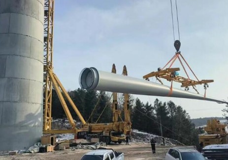 黑龙江七台河30台6.25MW混塔风机顺利竣工