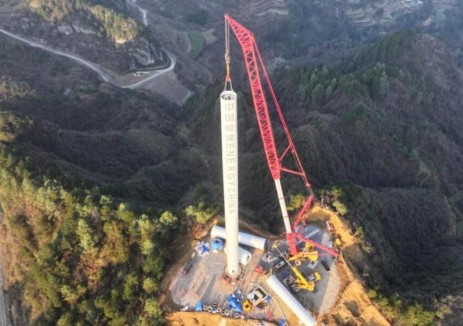 贵州省德江风电项目首吊成功！