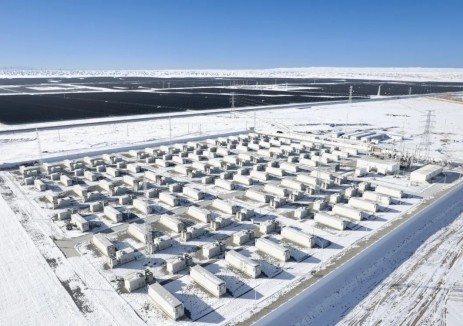 中建八局华能景顺叶城20万千瓦/80万千瓦时构网型储能项目并网投运