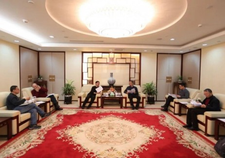 杨春发与河北建投任丘热电有限责任公司党委书记、总经理焦海东座谈交流