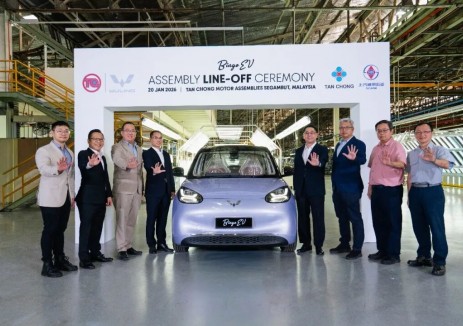 马来西亚首台五菱缤果量产下线