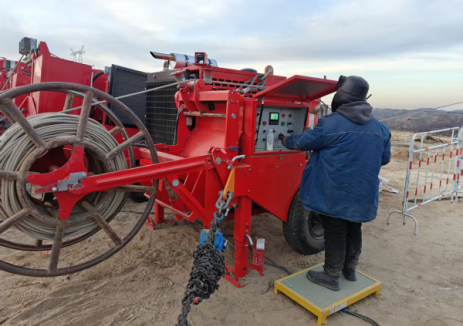 陕送铁军鏖战极寒 750千伏电网工程建设不停