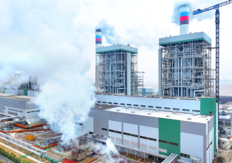 浙能台二电二期扩建工程4号机组锅炉冲管工作圆满完成