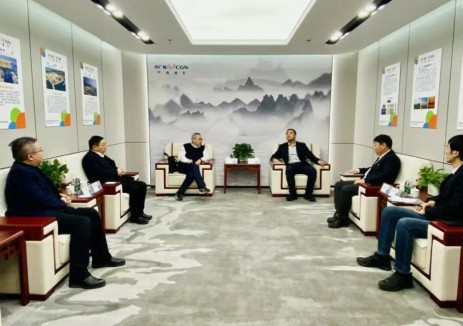 中国能建东电一公司党委书记、董事长张学华拜访中广核（辽宁）新能源有限公司