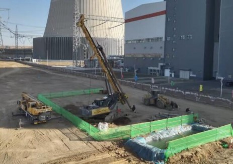 陕投赵石畔电厂二期2×1000MW机组项目钢筋混凝土灌注桩试桩检测施工正式启动