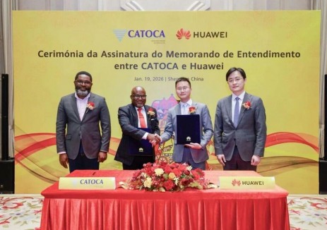 安哥拉Catoca矿业公司与华为签署合作备忘录