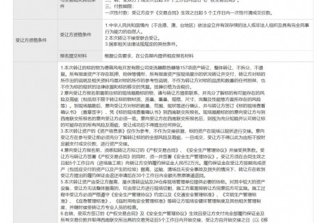 德昌风电开发有限公司变流器散热器等157项资产转让