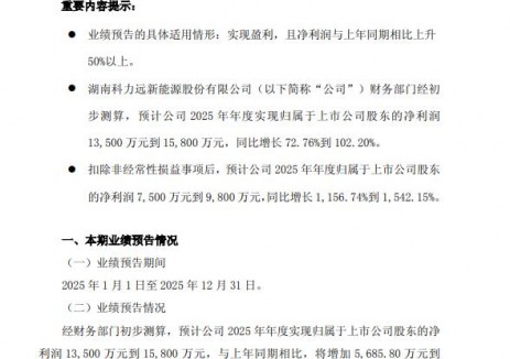 科力远:以独立储能电站场景作为切入点,成功获取多个储能集成订单