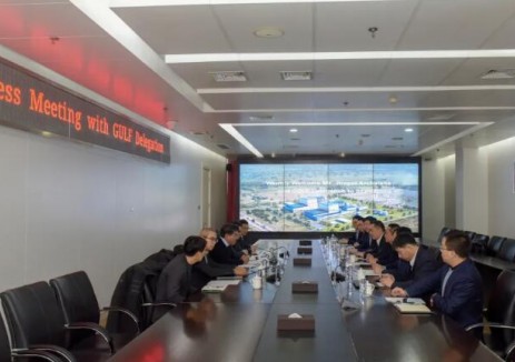 中国能建山西院马晓峰与泰国GULF集团首席技术官Mr. Jirapat Archalaka会谈