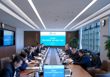 中国能建罗必雄与黑龙江省双鸭山市委常委、副市长姜明会谈