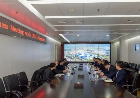 中国能建山西院马晓峰与泰国GULF集团首席技术官Mr. Jirapat Archalaka会谈