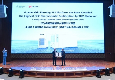 储能SOC特性最高等级!华为数字能源率先获TÜV莱茵认证