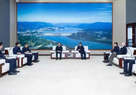 哈电集团黄伟、刘清勇率队拜访三峡集团