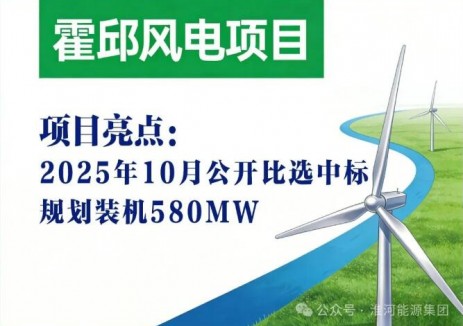 淮能蓼阳霍邱风电项目顺利取得省能源局核发的项目代码