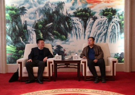 中国能建东北院党委书记、董事长倪海与中国能建黑龙江院座谈交流