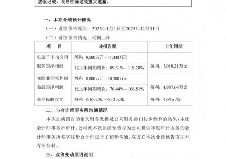 立新能源2025年全年净利润同比预增89.31%—119.20%