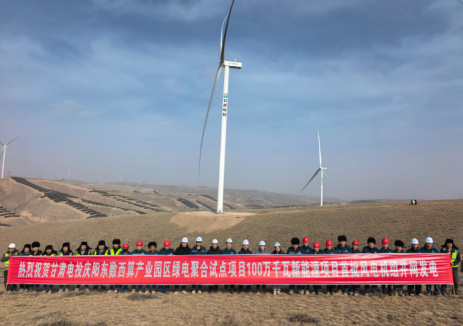 甘肃电投开创全国首个绿电聚合试点项目首批机组投产