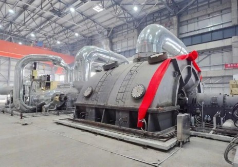 胡杨河锦焱热力有限公司背压供热项目2号机组一次启动成功