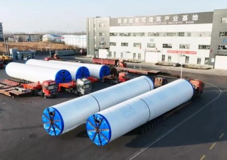 聚焦风电塔筒智造 | 山西钢构科工书写绿色发展新答卷