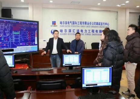 蒙古国企业考察汇通电力公司