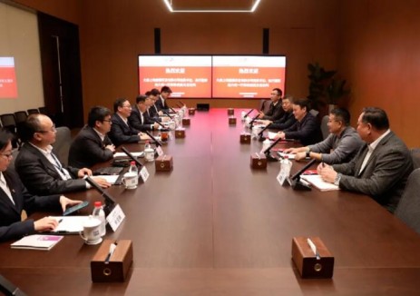 周毅与大唐上海能源开发有限公司党委书记、执行董事赵大斌座谈交流