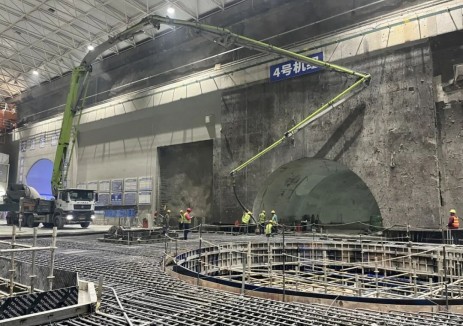 广东肇庆浪江抽水蓄能电站机组混凝土全部浇筑完成