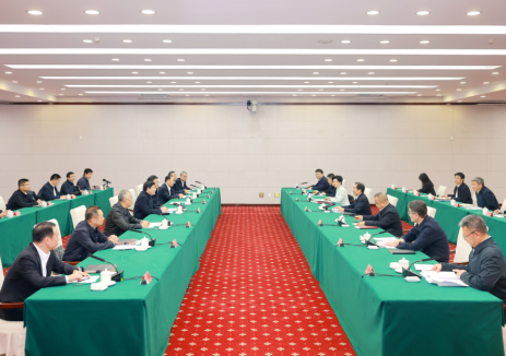 国家电网与新疆维吾尔自治区党委政府举行会谈