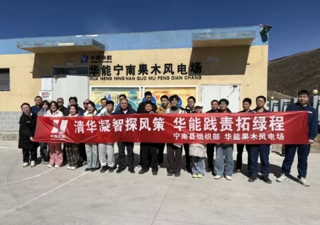 清华大学考察团赴宁南果木风电场开展联合调研