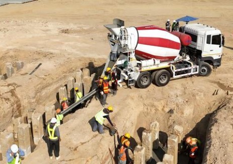 泰国帕农沙拉堪500千伏变电站项目首仓混凝土完成浇筑