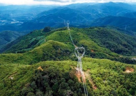 中国能建云南院负责国内段勘察设计的中老500千伏联网输电线路全线贯通