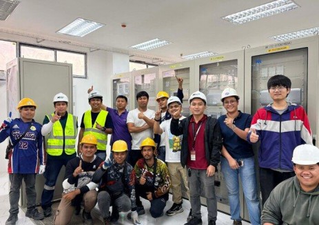 菲律宾将军城变电站6号变保护装置首次通电