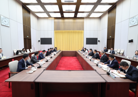 国家电网张智刚董事长会见新加坡贸易与工业部常任秘书李东阳