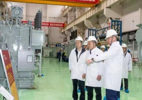 中国电气装备党委书记、董事长李洪凤赴西电中特调研
