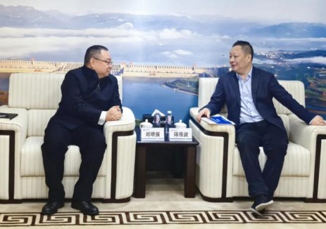 中国能建中电工程西北院刘增强拜访三峡集团新疆分公司党委书记、总经理陈俊波