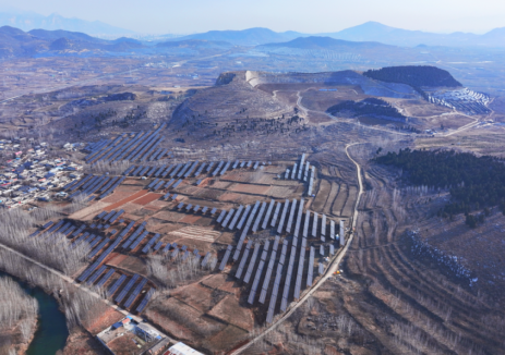 中建八局泰安夏张镇光伏项目并网