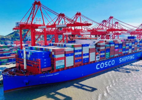 重庆首条国际绿色公海联运示范线路成功开行