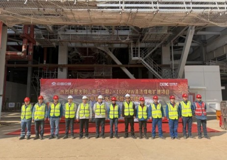 湖北大别山项目5号机组锅炉水压试验一次成功