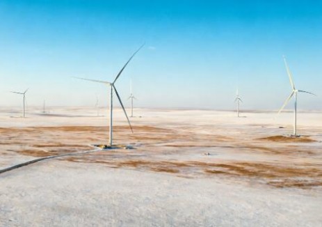 内蒙古苏尼特风电项目全容量并网