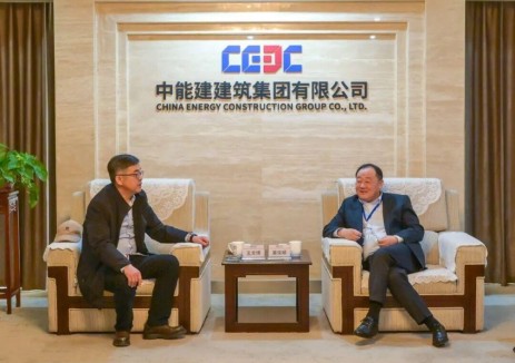中国能建建筑集团董俊顺罗耕能与国电电力大同湖东发电有限公司副总经理王文博座谈
