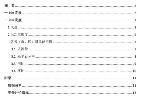 全国风能资源评价报告（2026年1月）