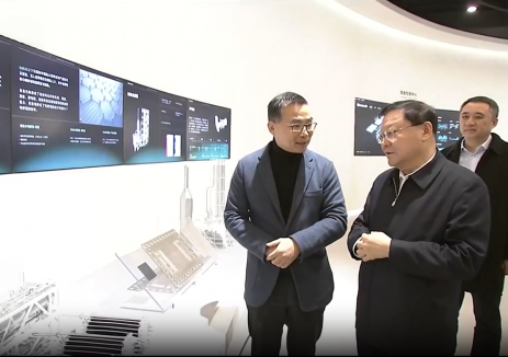 内蒙古自治区党委书记王伟中到远景赤峰零碳氢能产业园调研