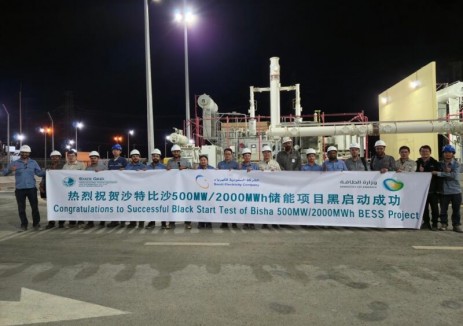 沙特比沙储能项目并网试验圆满完成