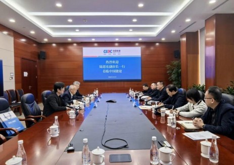 中国能建市场开发事业部执行总经理高万才与张掖市副市长陆思东会谈